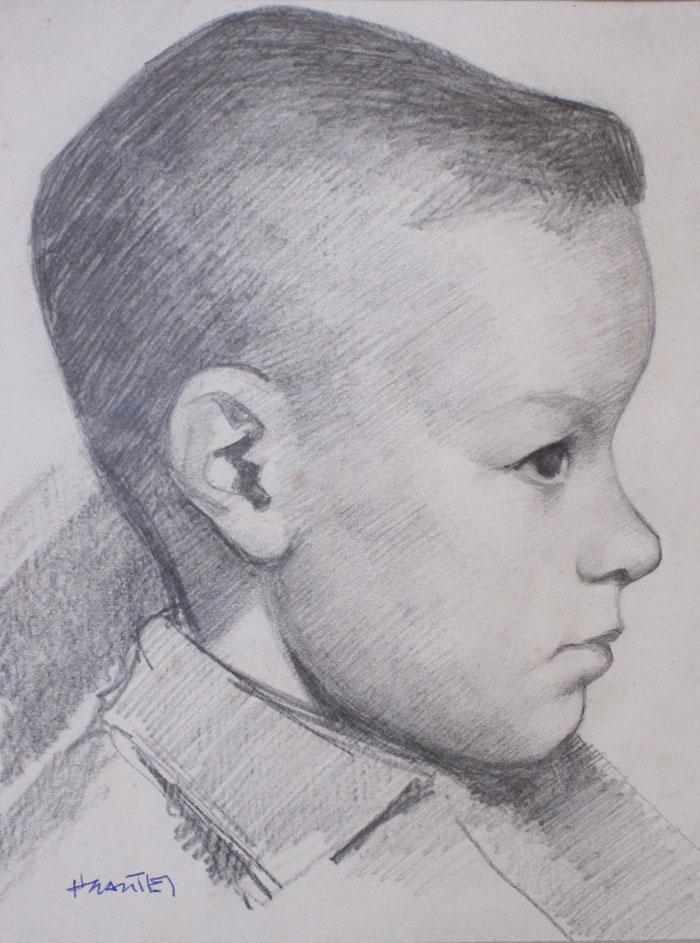 Portrait of my infancy Nantes, Hugo