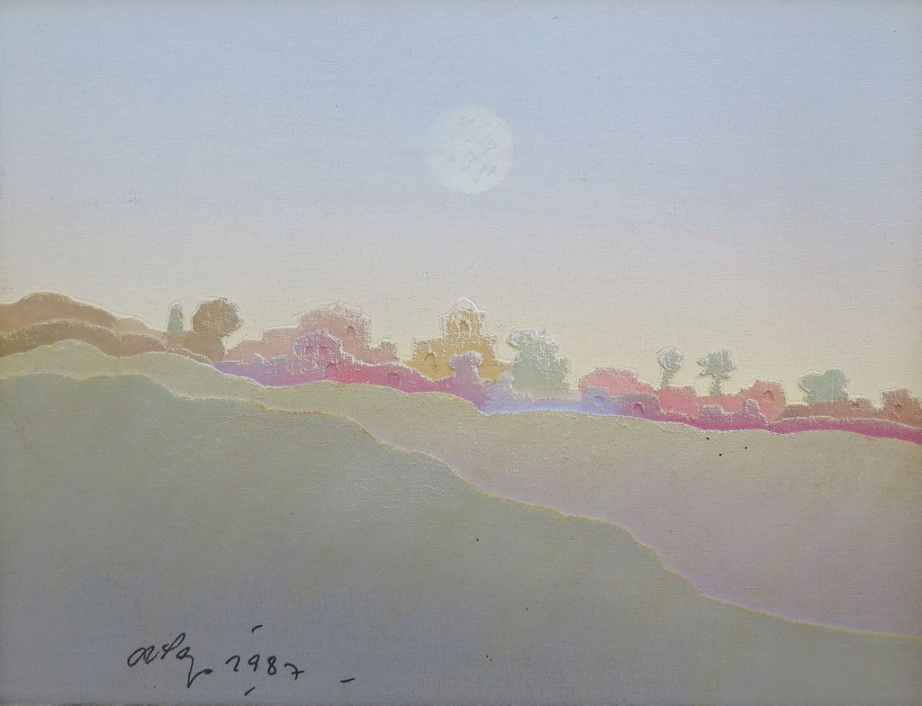 Landscape with moon Paz, Osvaldo