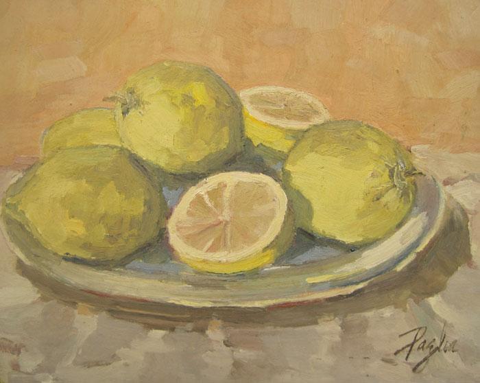 Still life with lemons Paglia, Lelé