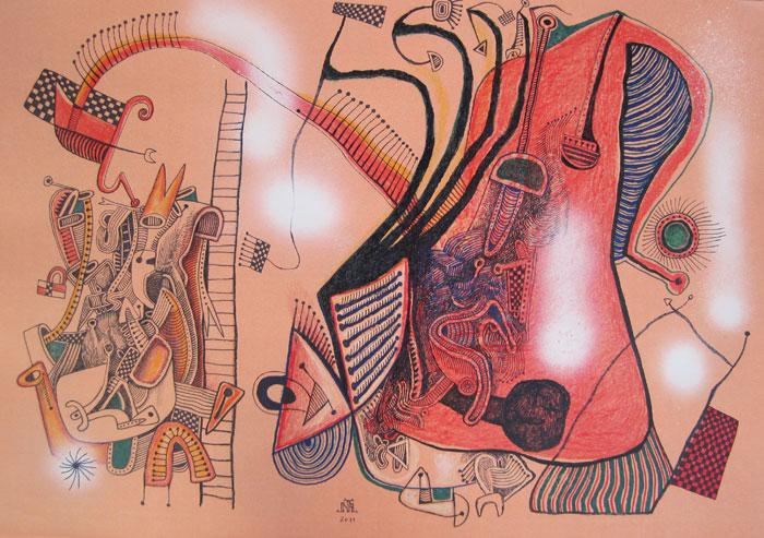 Serie abstracta V Romero, Nelson