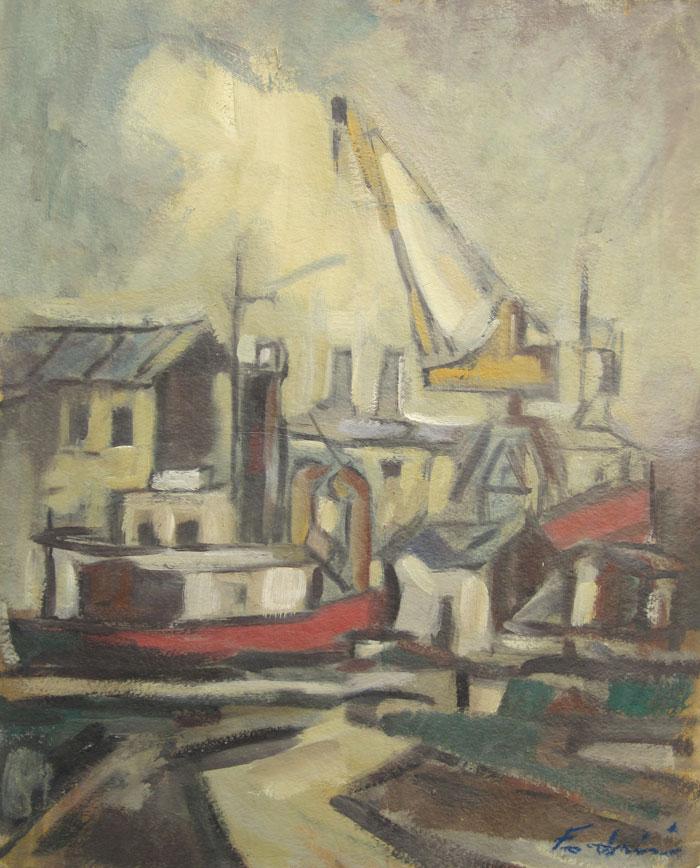 Port in grey Fodrini, Evans