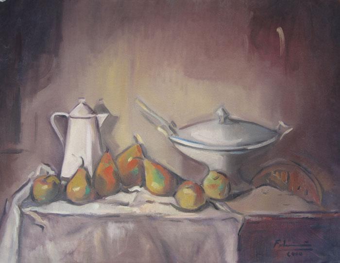 Still life with pears Fodrini, Evans