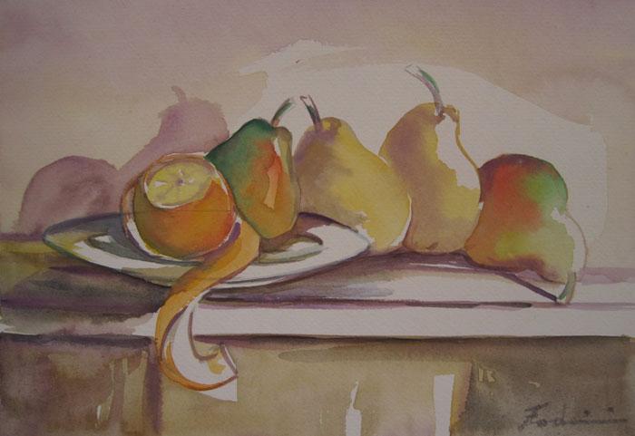 Still life with fruits Fodrini, Evans