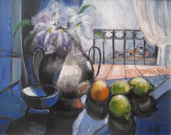 Still life in Blue Arbolito, Nancy