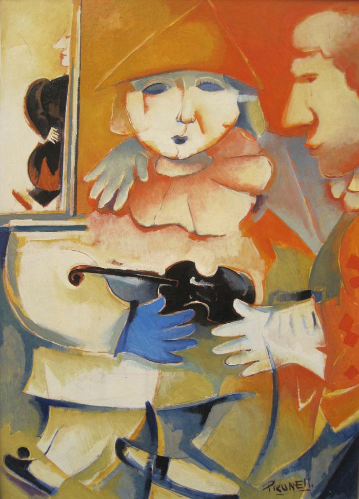 The violinist Prunell, Carlos