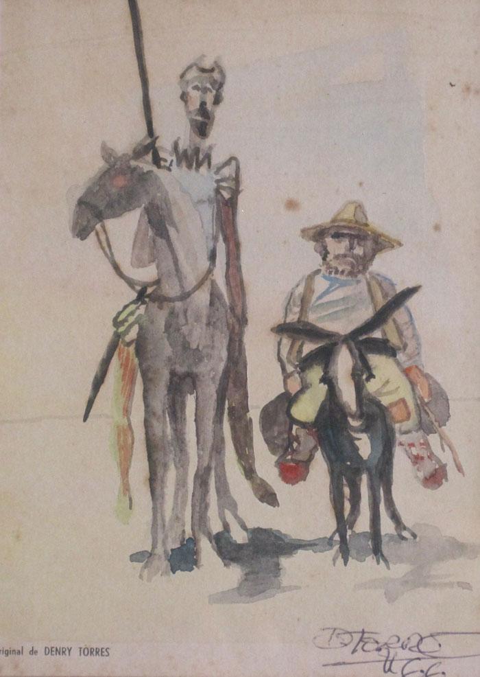 Don Quixote and Sancho Panza Torres, Denry