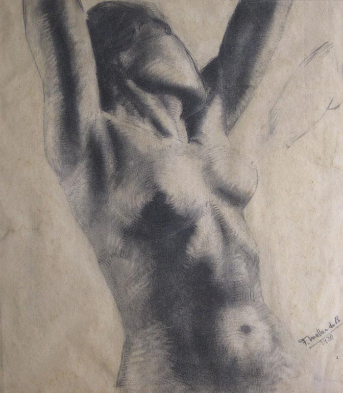 Desnudo II Möller de Berg, Federico