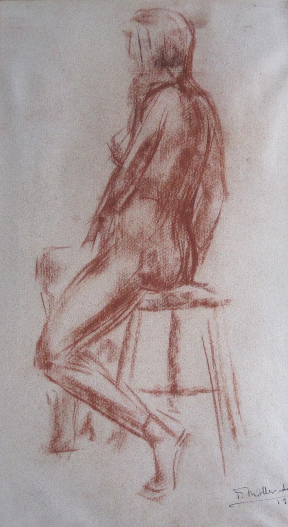 Desnudo III Möller de Berg, Federico