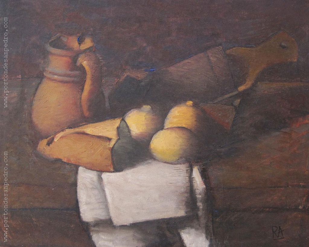 Still life with lemons Arocena, Ricardo