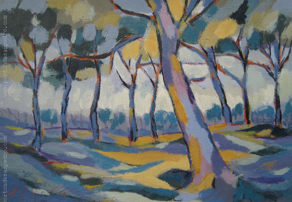 Landscape with trees Alvira, Andrés