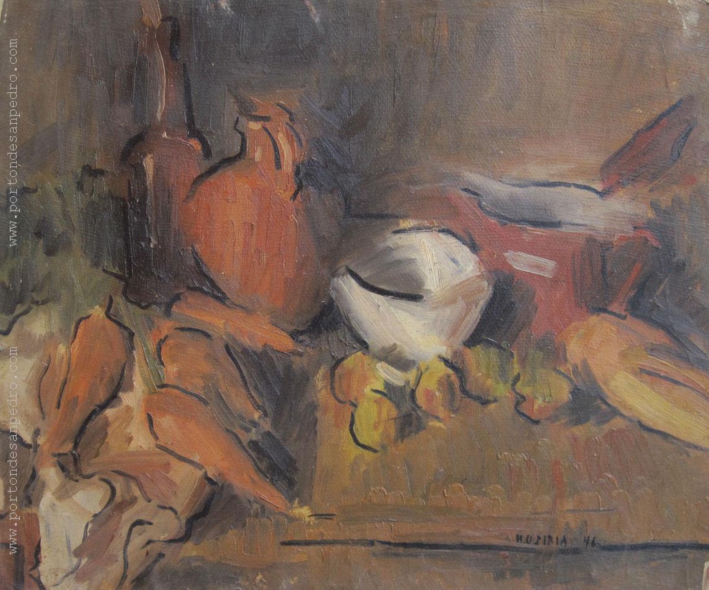 Still life with carrots Piria, María Olga