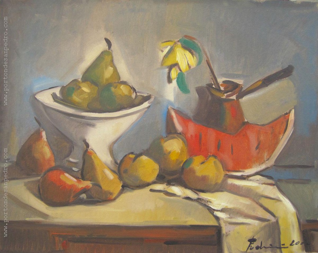 Still life with watermelon Fodrini, Evans