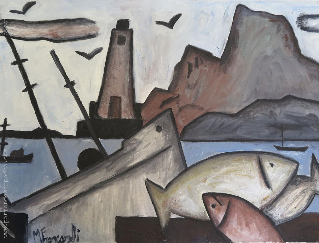 Prow and lighthouse Frascarelli, Mirna