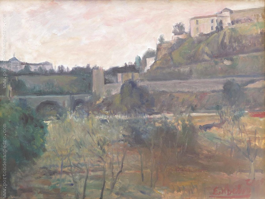 Landscape with bridge ribeiro edgardo