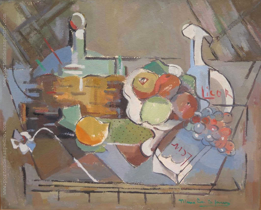 Still life with fruits De Ferrari, María Rosa