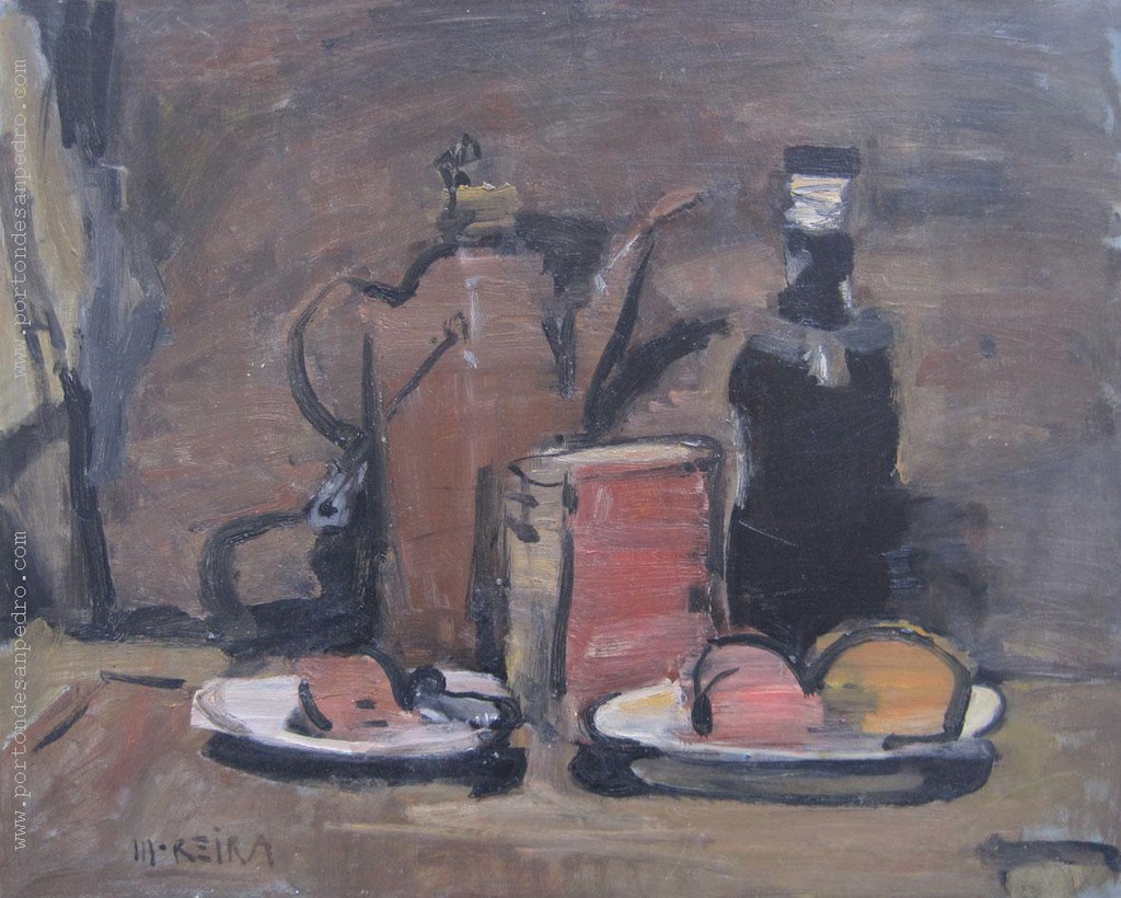 Still life with coffee pot Moreira Cruz, William