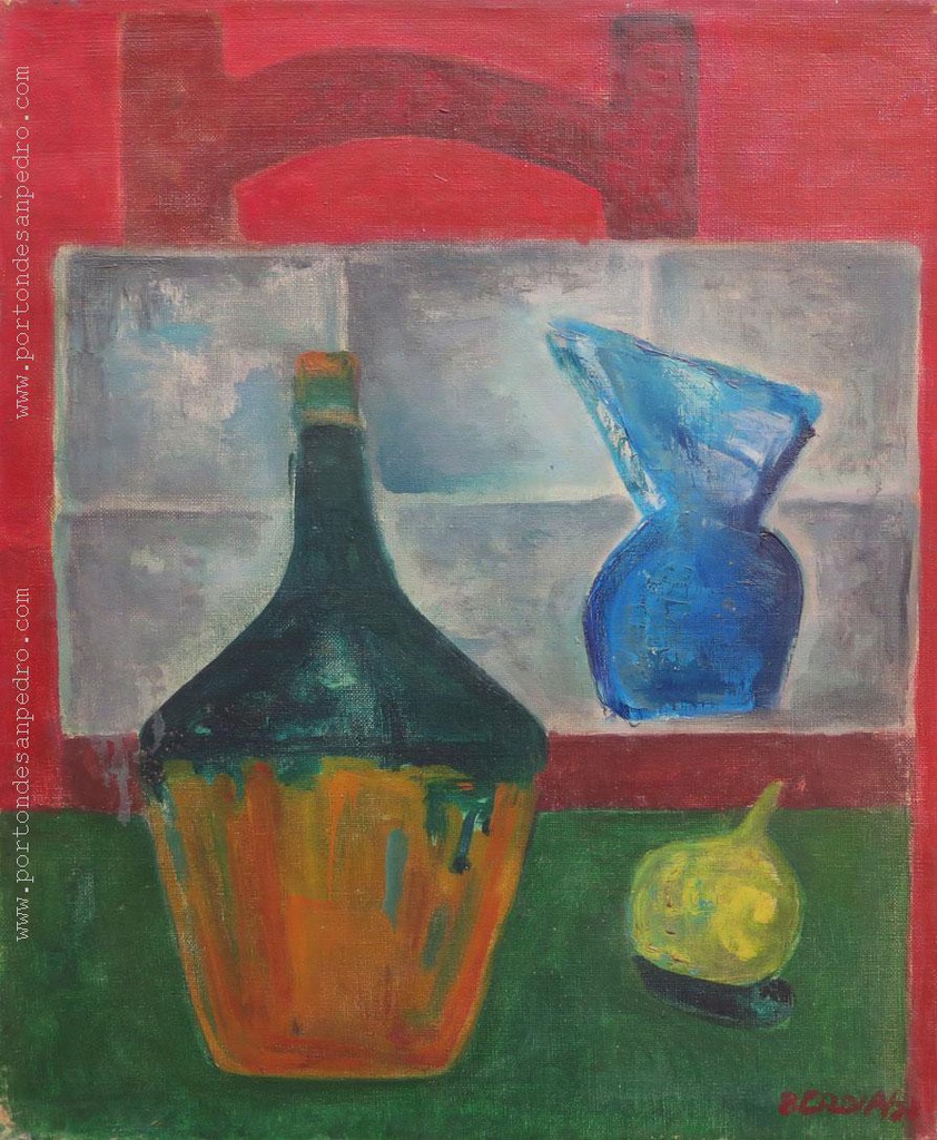 The blue vase Berdía, Norberto