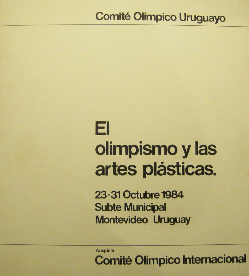 Olympism and the plastic arts Anónimo/Anonymous