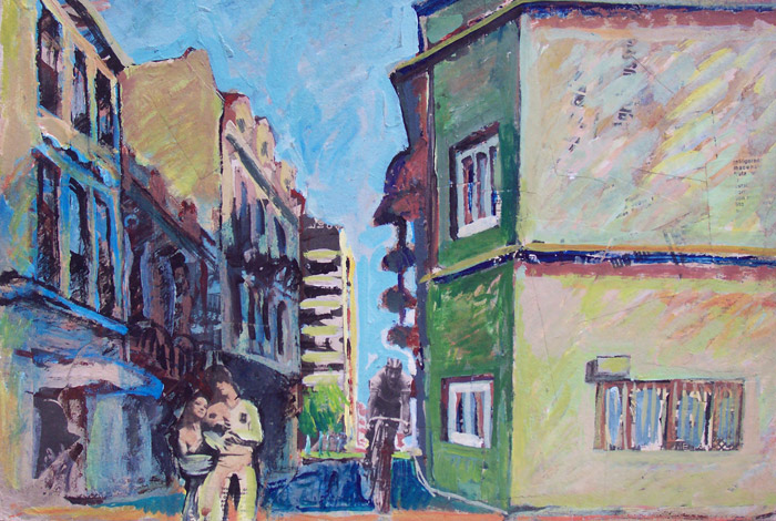 Street with Collage Studer, Edwin