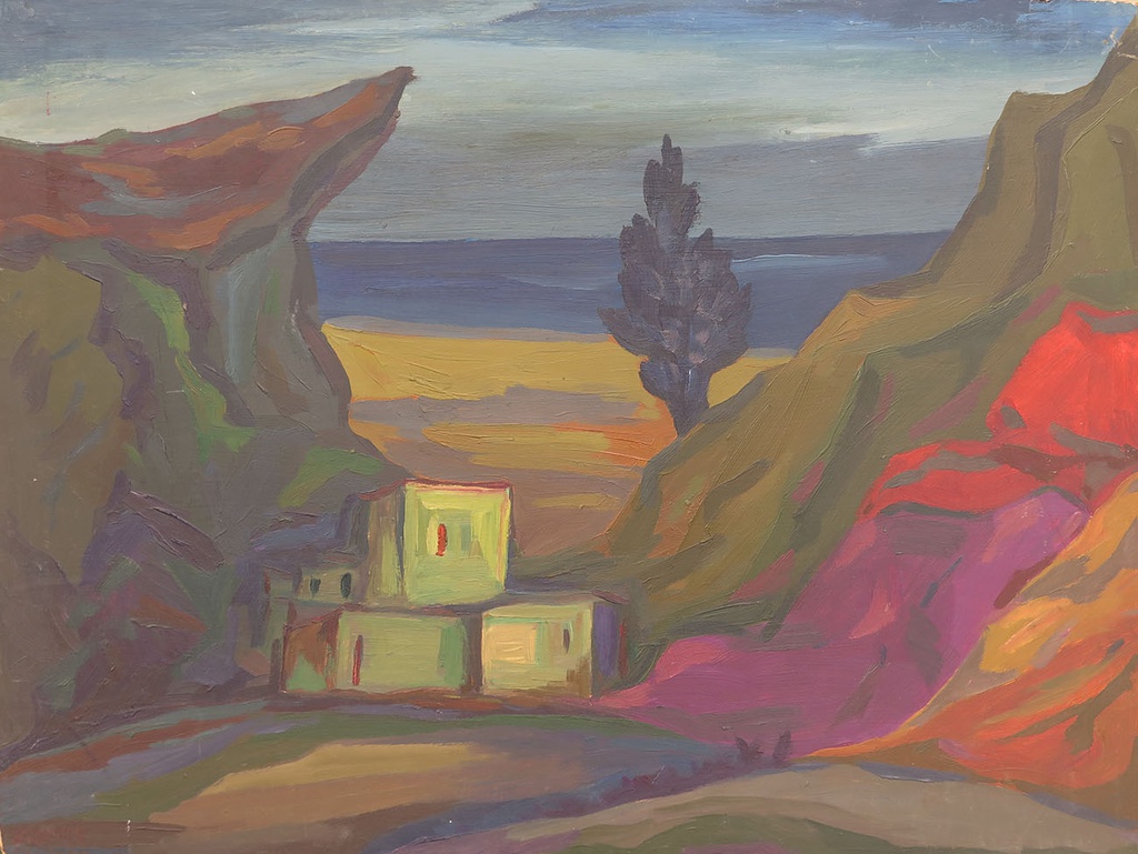 Paisaje de mar Rebuffo, Víctor Luciano