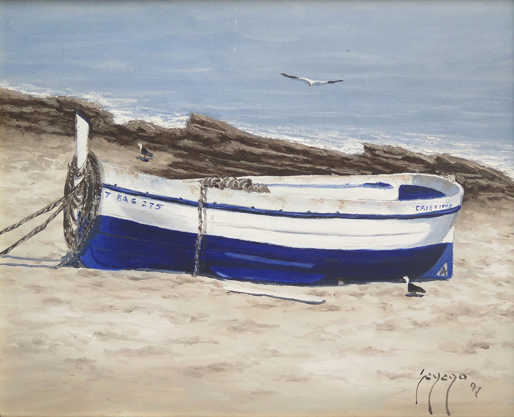 La barca Cristina Sayago, Adolfo