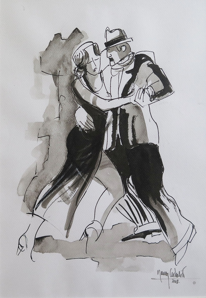 Serie Dibujos de Tango Arbolito, Nancy