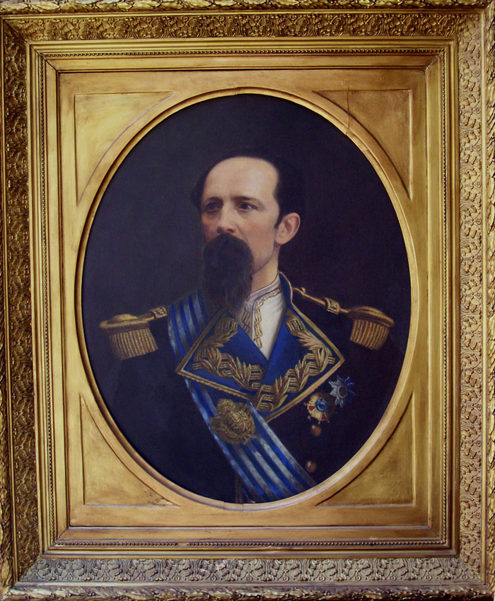 Retrato de Máximo Santos Blanes, Juan Manuel