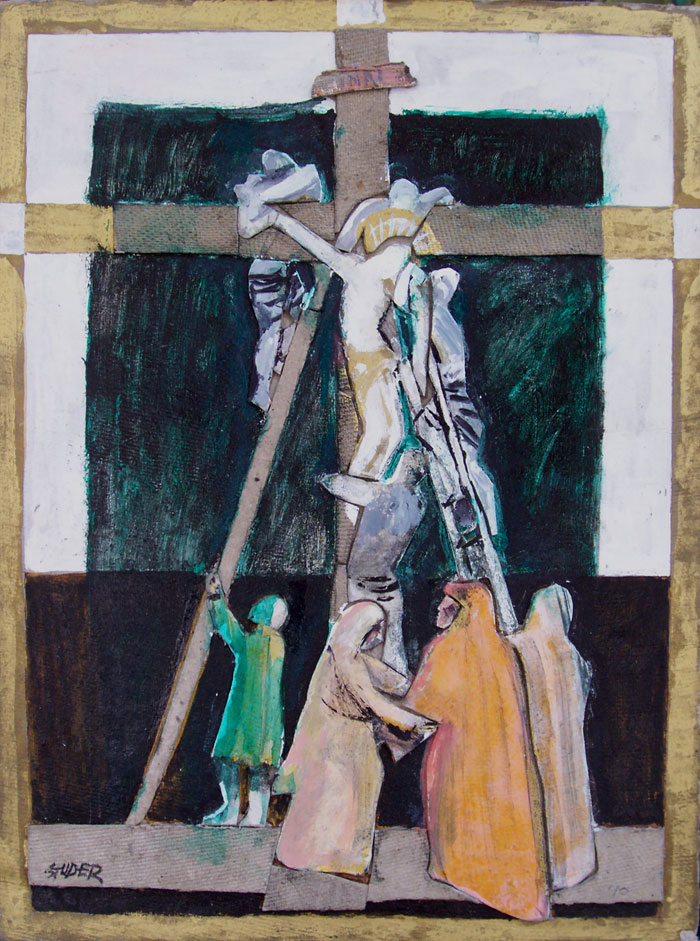 Crucifixión de Cristo Studer, Edwin