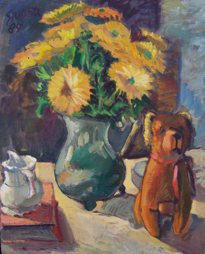 Still life with flowers II Studer, Edwin