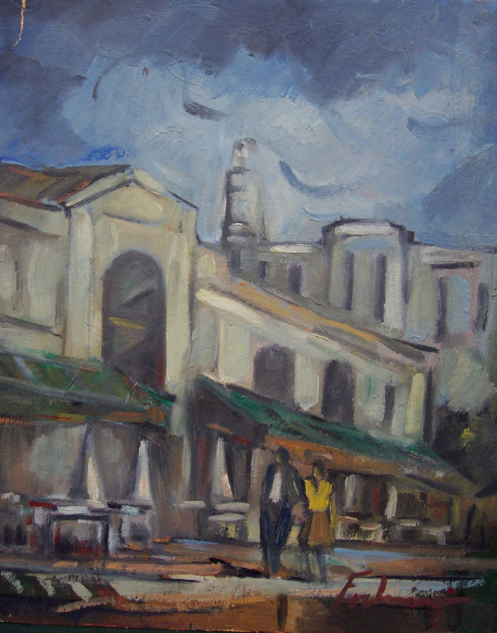 Entrance to the Old Market Fodrini, Evans