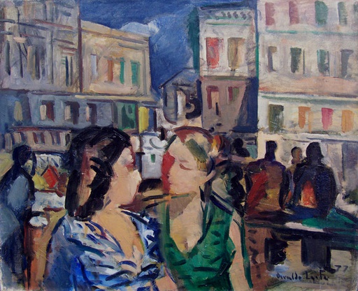 [8530] Two women in the street
