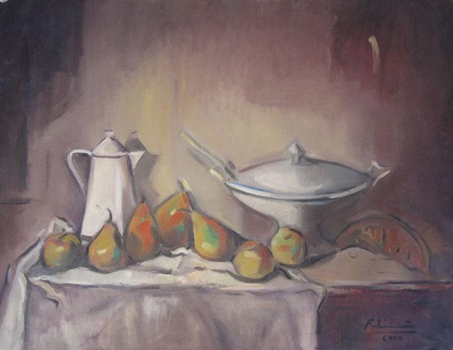 [10360] Still life with pears