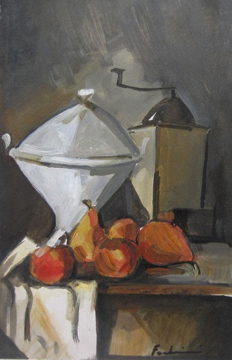 [11603] Still life with grinder and tureen