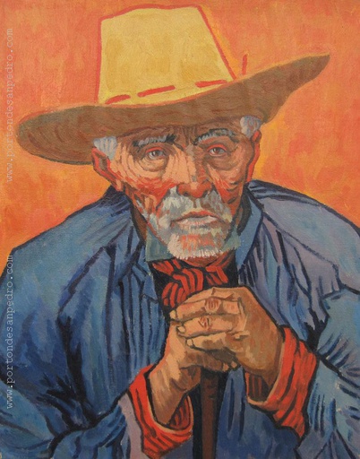 [12015] El campesino, retrato de Patience Escalier