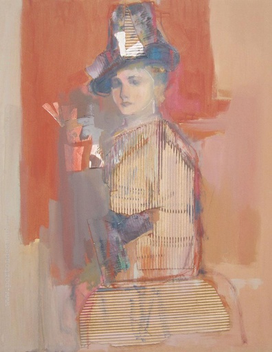 [12228] The lady of top hat