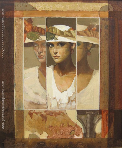 [12272] Woman with hat