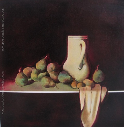 [12718] Still life with pears