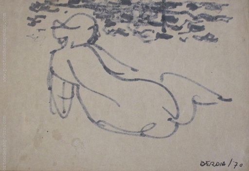 [12779] Desnudo en la playa 