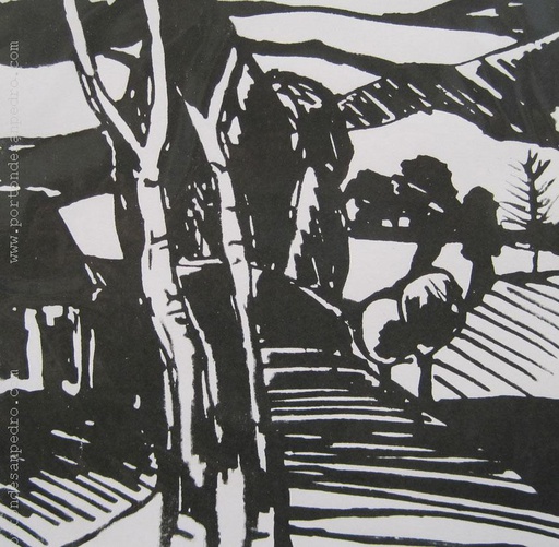 [13410] Paisaje con árboles II