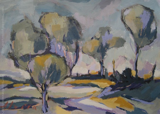 [13749] Landscape with trees III