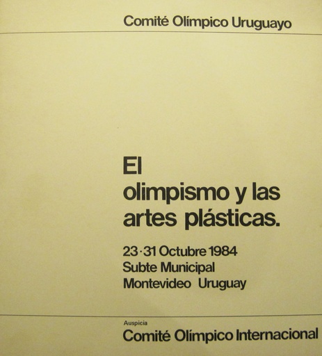 [8261] Olympism and the plastic arts